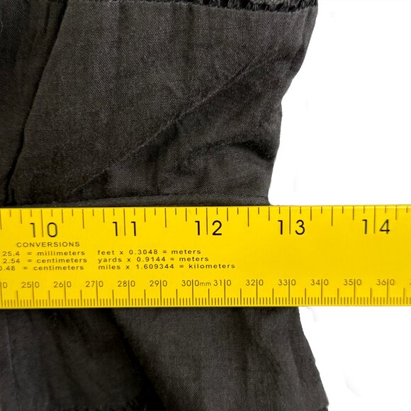 Vintage Victorian style Lou‑Ette Gothic Black Cotton Lace Dress Steampunk Vibe - Picture 8 of 11